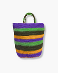 Purple/Green/Brown/Mustard anila Raun Raun Bilum Shopper by Sepik