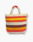 White/Orange/Yellow Tanila Raun Raun Bilum Shopper by Sepik