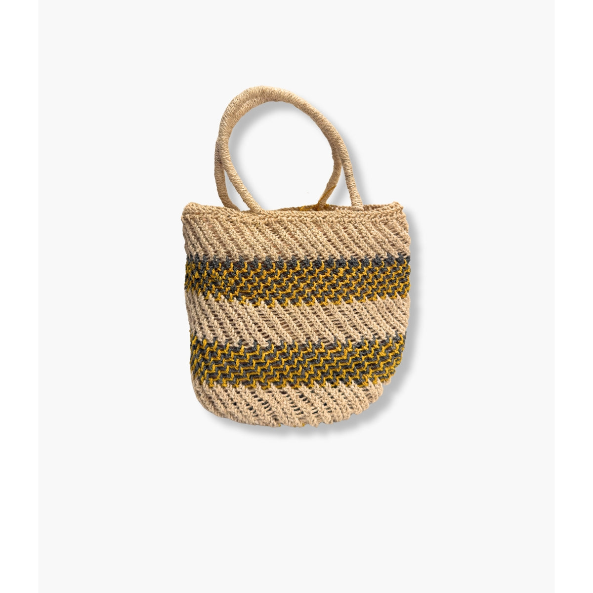 Natural/Mustard Lina Raun Raun Bilum Shopper by Sepik