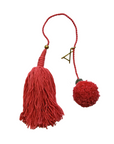 Punch Wool Wood Tassels by Among Equals