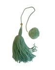 Sage Wool Wood Tassels by Among Equals