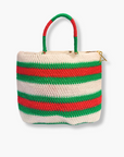 White/Green/Orange Tanila Raun Raun Bilum Shopper by Sepik