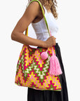 Florence Mountain  Bilum Tote Bag