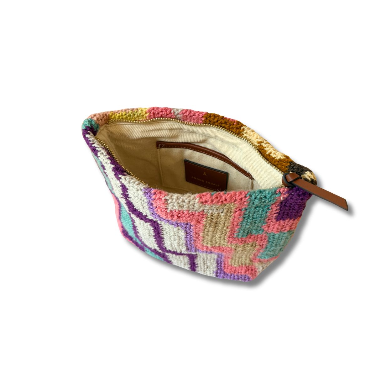 Among Equals-Florence Zig Zag Bilum Purse