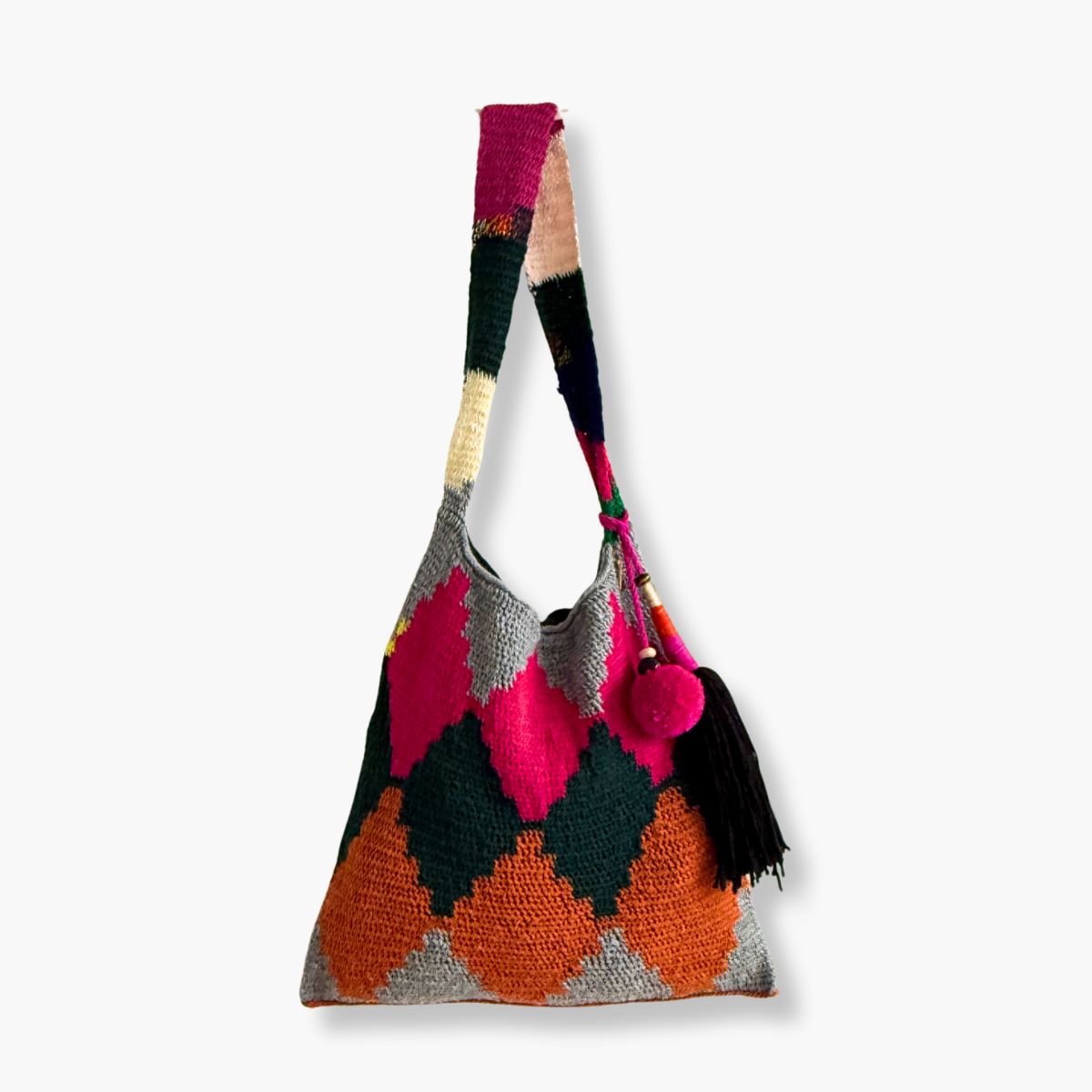 Oteme Diamond Bilum Tote Bag-Among Equals