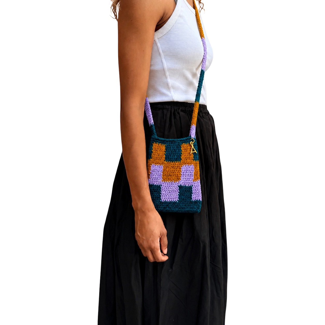 Tyre Track Bilum Crossbody by Florence