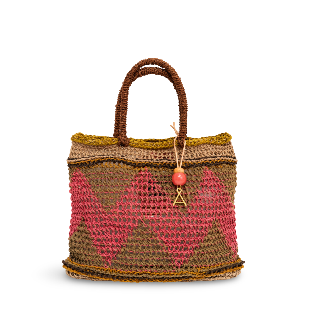 Zig Zag Bilum Shopper by Cynthia