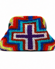 Cross Design Bilum Clutch by Kessie