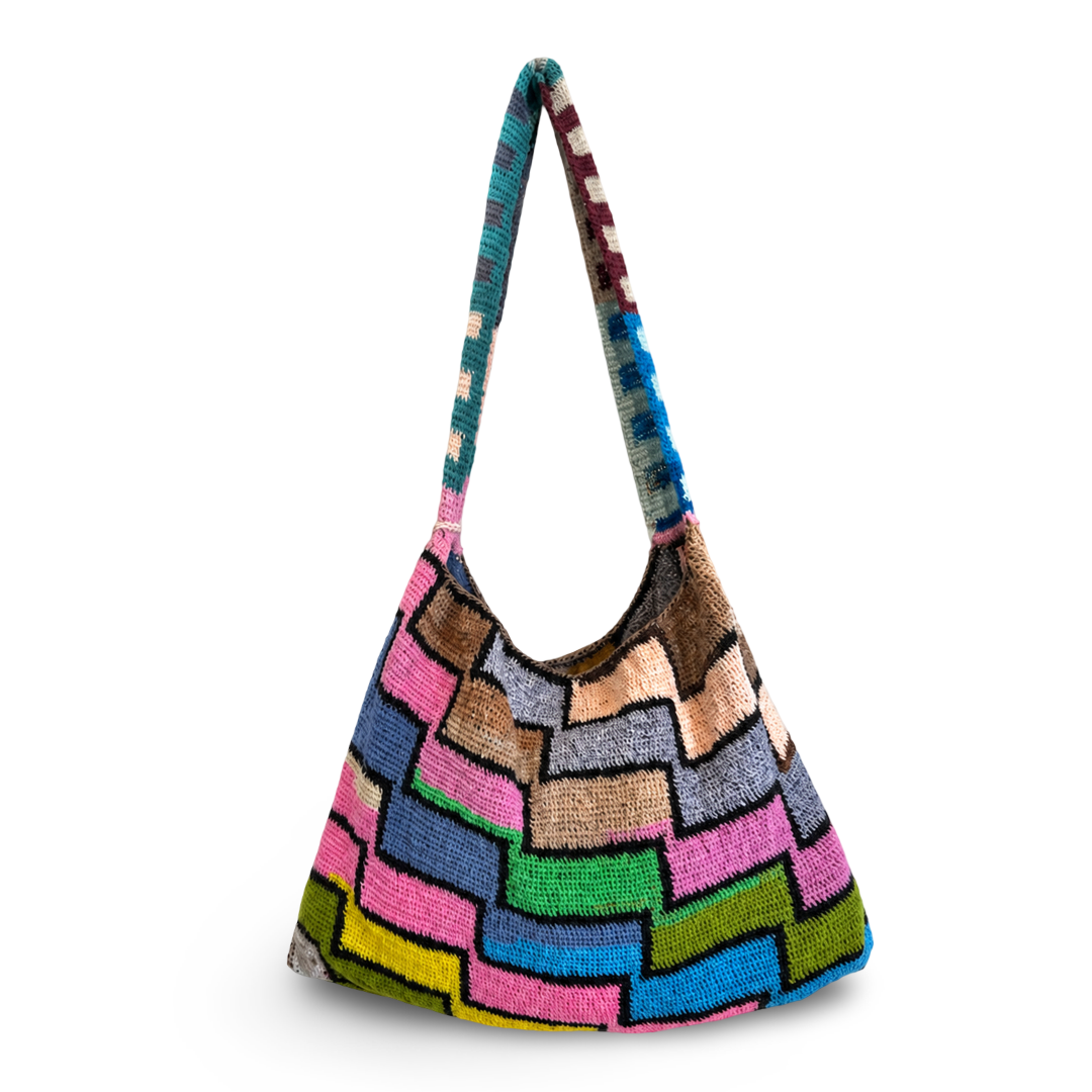 Steps Bilum Tote by Sandy