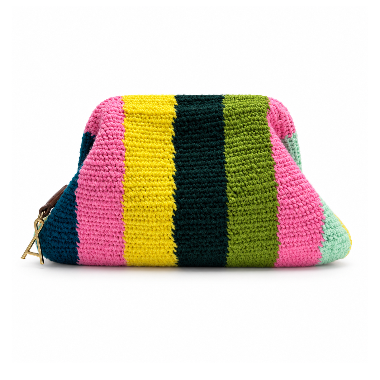 Stripes Pattern Clutch by Wago