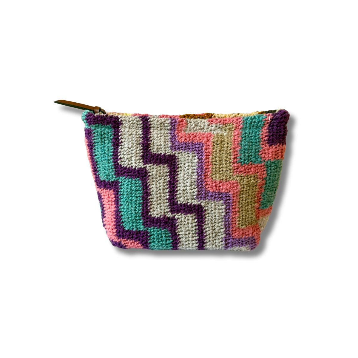 Among Equals-Florence Zig Zag Bilum Purse