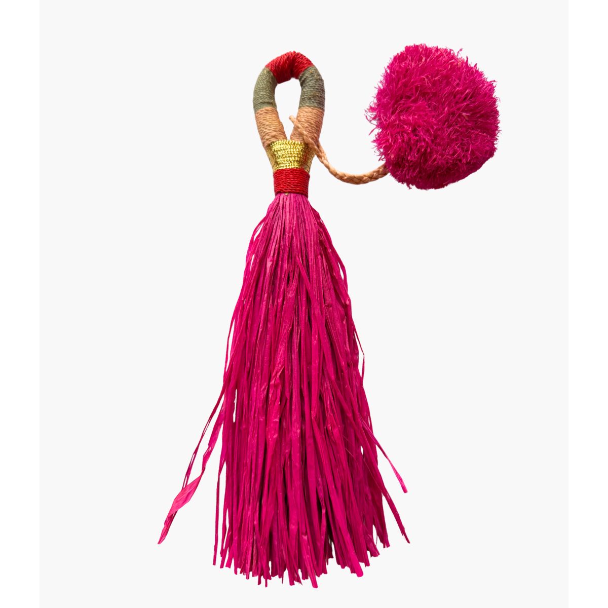 Among Equals-Raffia Keychain Embellishment