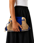 Skin Pik Block Bilum Clutch by Muma Bahu