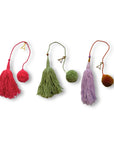 Wool Wood Tassels